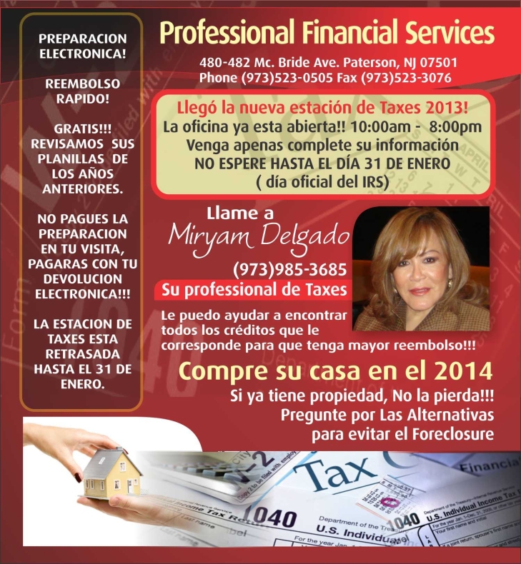PROFESSIONAL FINANCIAL SERVICES SPANISH